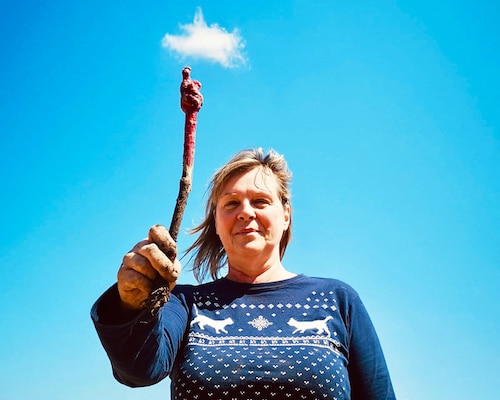 Christine, vigneronne au cellier des demoiselles