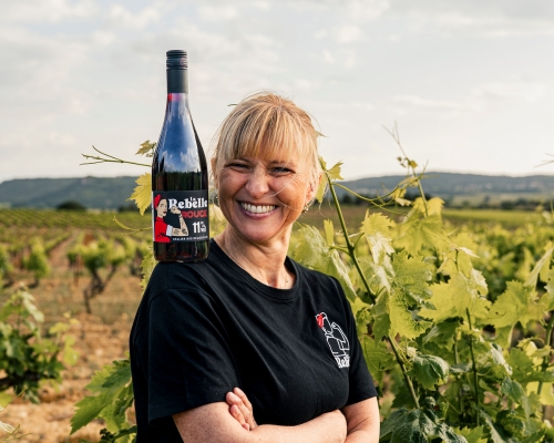Christine, vigneronne au cellier des demoiselles